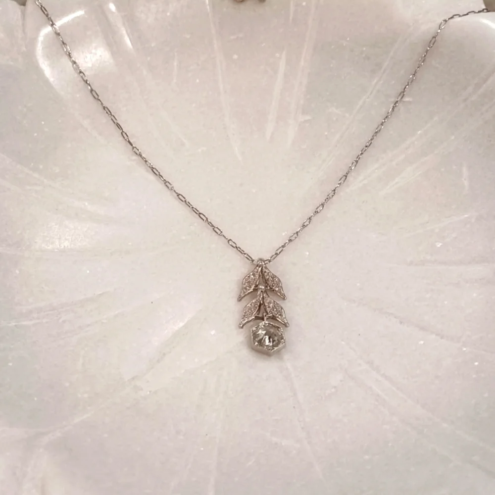Cathy Waterman Platinum and Diamond Necklace - Picture 2 of 5